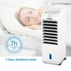 Aigostar Koud - Luftkühler, Mobile Klimaanlage, Leise, Ventilator Mit Fernbedienung, 55W, 5L, 3 Geschwindigkeitsstufen, Klimagerät Ohne Abluftschlauch, Aircooler 3 In 1, Verdunstungskühlung, 7H Timer 11 Aigostar Koud - Luftkühler, Mobile Klimaanlage, Leise, Ventilator Mit Fernbedienung, 55W, 5L, 3 Geschwindigkeitsstufen, Klimagerät Ohne Abluftschlauch, Aircooler 3 In 1, Verdunstungskühlung, 7H Timer -Luft Wrame Haus Geschaft 641406d2df354f28e40df6f6968e9d8d