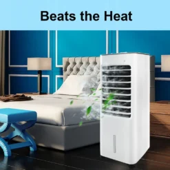 4in1 Mobile Klimagerät Luftkühler Standventilator Luftbefeuchter Luftreiniger Standventilator -Luft Wrame Haus Geschaft 6454f2b80796630772f4b0cd4d7e3337