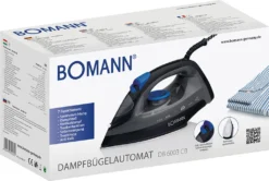 BOMANN Dampfbügelautomat DB 6003 CB Schwarz/blau Dampf Bügeleisen 7 Funktionen -Luft Wrame Haus Geschaft 6753c6c313b4b35e85db82e3ecb60872