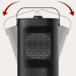 Heizlüfter Energiesparend 1500W, Elektrisch Heizung, PTC Keramik Heizung, Überhitzungs Und Kippschutz, 3 Heizstufen, 70° Oszillation, Für Zimmer, Büro, Wohnräume -Luft Wrame Haus Geschaft 676d2e3b7c4cea2495061908155ec848