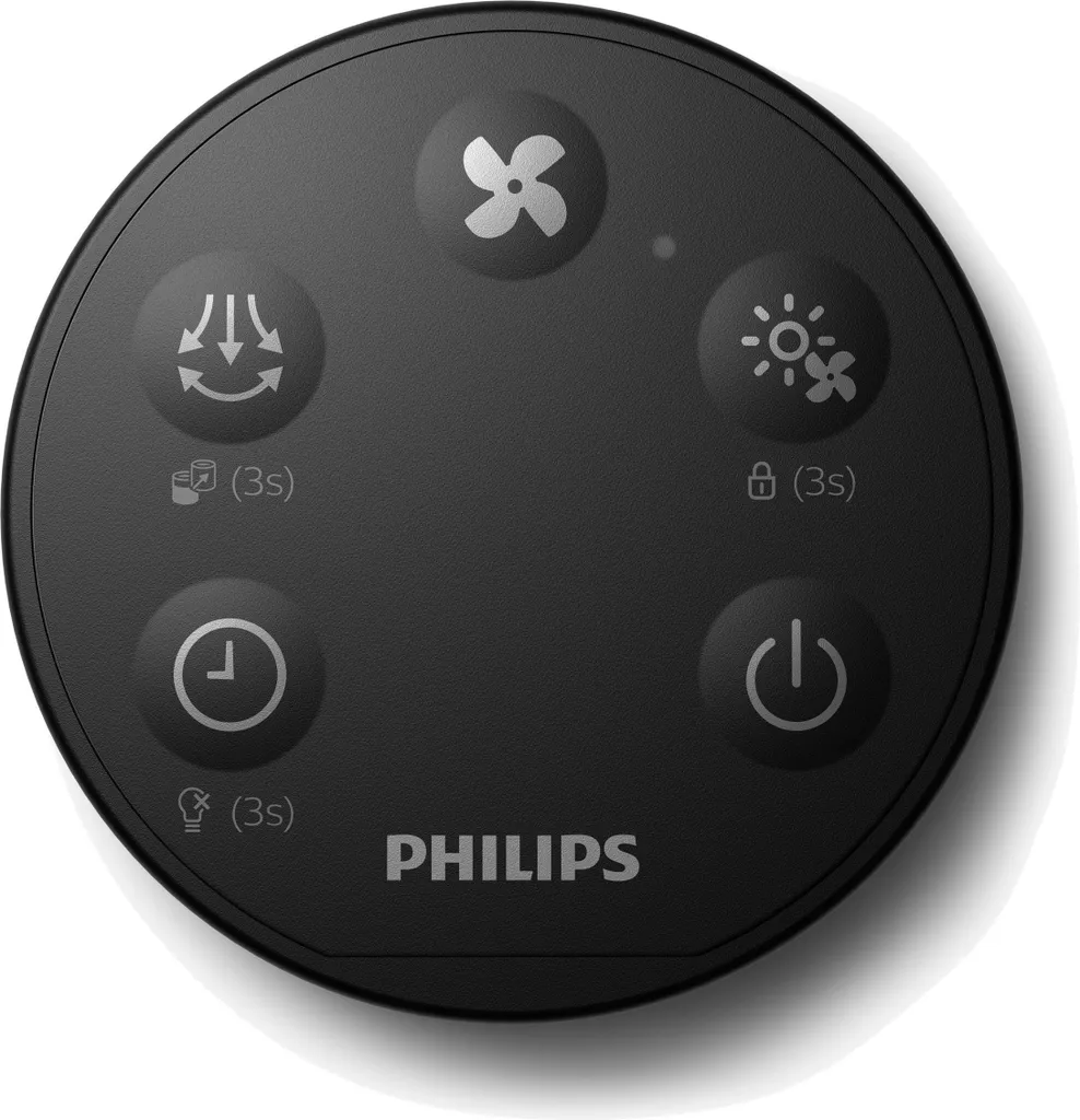 Philips Luftreiniger 3 In 1 AMF220/15 Lüfter 7,5-15-25; Heizung 1250-1500-2200 W, Geeignet Für Räume Bis 42 M², Schwarz 12 Philips Luftreiniger 3 In 1 AMF220/15 Lüfter 7,5-15-25; Heizung 1250-1500-2200 W, Geeignet Für Räume Bis 42 M², Schwarz – Bild 12