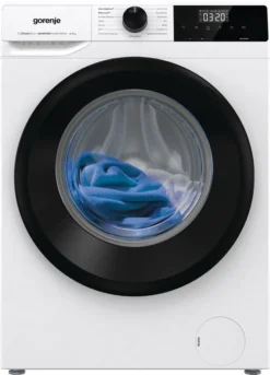 Gorenje WNHEI74SAPS/DE Waschmaschine - Freistehend - Frontlader 7 Kg Fassungsvermögen - 1400 U/min. - AquaStop - Weiß - 15 Programme