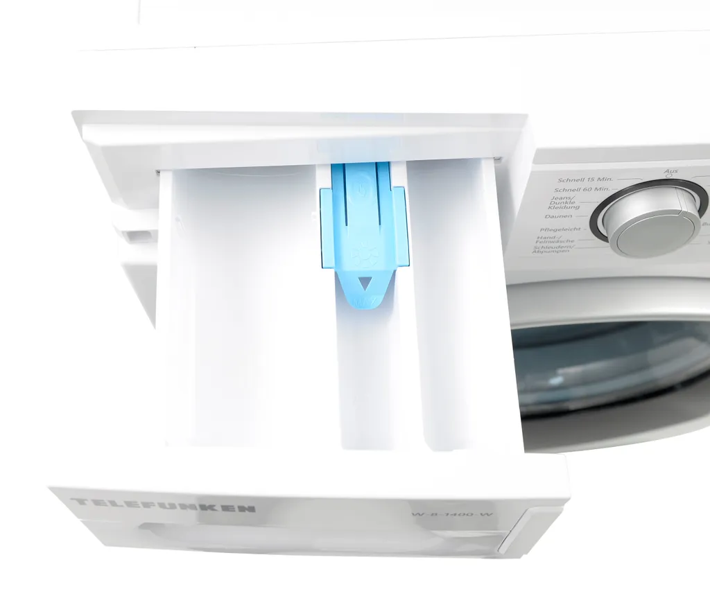 Telefunken W-8-1400-W Waschmaschine (8 Kg / 1400 U/Min) Mit LED Display, Mengenautomatik Und Überlaufschutz 5 Telefunken W-8-1400-W Waschmaschine (8 Kg / 1400 U/Min) Mit LED Display, Mengenautomatik Und Überlaufschutz – Bild 5