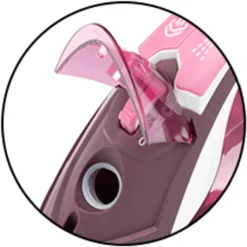 Clatronic Dampfbügelautomat DB 3705, 2.600 W, Kratzfeste Keramiksohle, Stufenlose Temperatur, 4-stufige Dampfregelung, 7 Funktionen, Weiß/rot -Luft Wrame Haus Geschaft 6cfdb4b97e2e856ec5b273bdd3d2a9f0