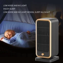 🔥 500W Energiesparend Heizlüfter,Hocheffiziente Keramik PTC-Heizung,Sicherheit Überhitzungsschut,15 Quadratmeter -Luft Wrame Haus Geschaft 6d483cd23c4fd692413a8252b086a14e