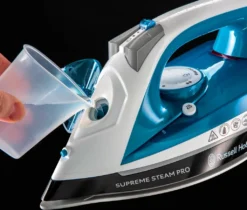 RUSSELL HOBBS Dampfbügeleisen Bügeleisen Blau Supreme Steam Pro 2600 W -Luft Wrame Haus Geschaft 6dc162f183921a7fc0fdf436d5511fae