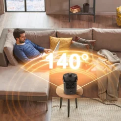 Speed Heizlüfter Energiesparend 1500W, Elektrisch Heizung Mit Drei Leistungsstufen, 120° Oszillation,Sicherheitsabschaltfunktion -Luft Wrame Haus Geschaft 6dcf0544d2ebae1a90c21e8195b58e5f