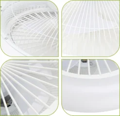 EINFEBEN Deckenventilator Deckenventilatoren Mit Beleuchtung 80W Dimmbar Fan Licht Deckenlampe Einstellbare Windgeschwindigkeit Lampe Lüfter Kronleuchter Mit Fernbedienung -Luft Wrame Haus Geschaft 6e907d34387aefcab6a9f59964353071 1