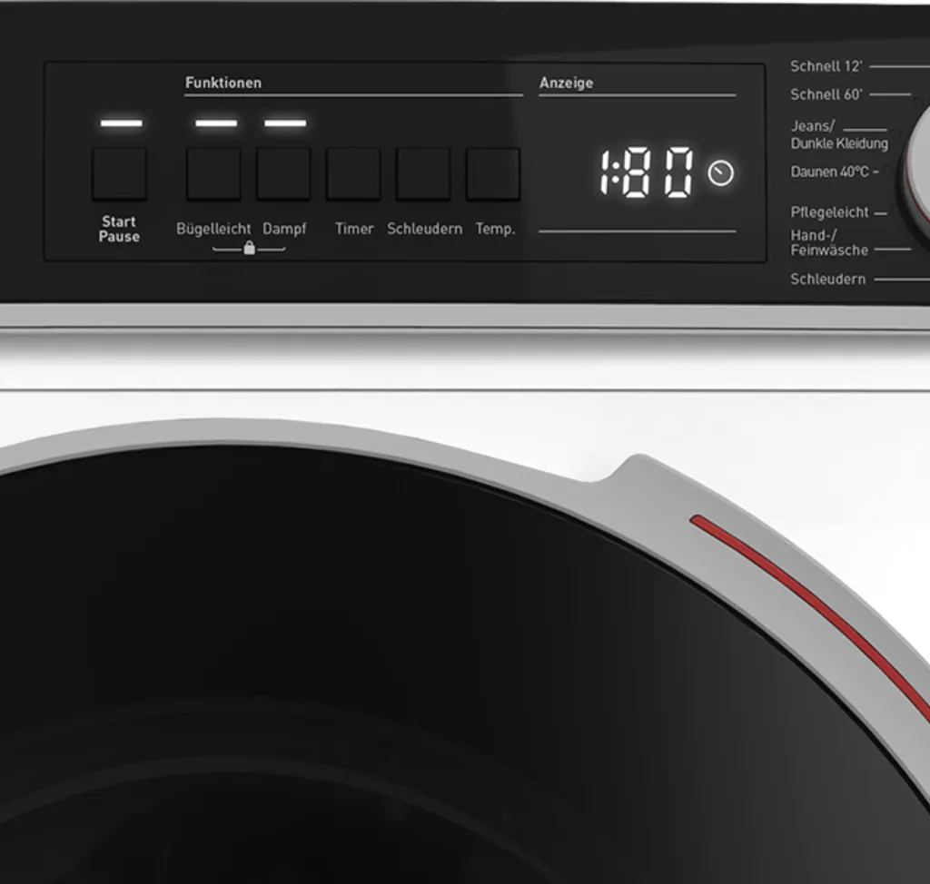 Sharp ES-NFB914CWA-DE Waschmaschine 9kg 1400 U/min 3 Sharp ES-NFB914CWA-DE Waschmaschine 9kg 1400 U/min – Bild 3