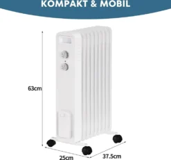 STAHLMANN Ölradiator ZR201 Weiss – Elektroheizung Energiesparend Bis 50 Qm Fläche – Heizung Elektrisch Mit Thermostat Und 3 Heizstufen – Elektrisches Heizgerät, Electric Heater, Watt:2000W 10 STAHLMANN Ölradiator ZR201 Weiss – Elektroheizung Energiesparend Bis 50 Qm Fläche – Heizung Elektrisch Mit Thermostat Und 3 Heizstufen – Elektrisches Heizgerät, Electric Heater, Watt:2000W -Luft Wrame Haus Geschaft 6edfd6fbae556eb0e9b186cfad8cf6d8
