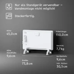 STIEBEL ELTRON Neue Elektroheizung Standgerät Für Ca. 25 M², , Konvektor-Heizung Mit Einfacher Regelung, 2 KW, Energiesparend, Rollen, 204450 10 STIEBEL ELTRON Neue Elektroheizung Standgerät Für Ca. 25 M², , Konvektor-Heizung Mit Einfacher Regelung, 2 KW, Energiesparend, Rollen, 204450 -Luft Wrame Haus Geschaft 6f2e706726ce60e76d9914981b8a6302