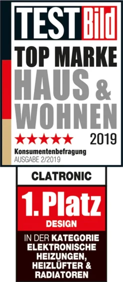 CLATRONIC Öl-Radiator RA 3736 9 Rippen Weiß -Luft Wrame Haus Geschaft 6f53d1d2c8615bc7697025afc03978f6