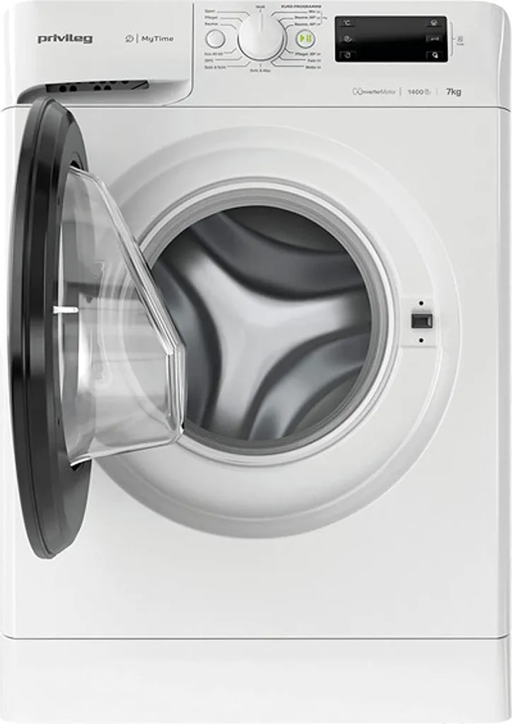 Privileg PWF MT 71484 Freistehende Waschmaschine, Frontlader, Weiß, , Schleuder, 1400 U/min, 7 Kg Fassungsvermögen, 59 KWh/100 Zyklen, 44 Liter/Zyklus, 53 DB Waschlautstärke, Inverter-Motor, 59,5 Cm Breite, Startzeitvorwahl, Wasserauslaufschutz 4 Privileg PWF MT 71484 Freistehende Waschmaschine, Frontlader, Weiß, , Schleuder, 1400 U/min, 7 Kg Fassungsvermögen, 59 KWh/100 Zyklen, 44 Liter/Zyklus, 53 DB Waschlautstärke, Inverter-Motor, 59,5 Cm Breite, Startzeitvorwahl, Wasserauslaufschutz – Bild 4