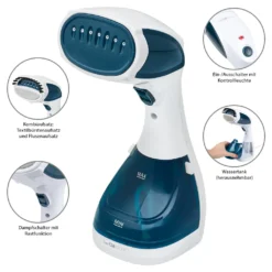 Clatronic Dampfbürste DB 3717 Weiß/blau, 200 Ml Wassertank -Luft Wrame Haus Geschaft 6fae2cd6759f53729fe7ea2e88bc89f6