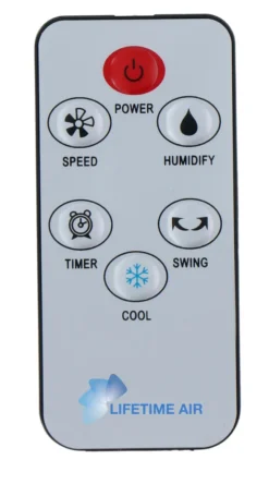 Lifetime Air Luftkühler, Airco, 3 Lüftergeschwindigkeiten, Swing Funktion, 2 Kühlelemente - Mit Befeuchtung Und Reinigung - Weiß - 62 Watt -Luft Wrame Haus Geschaft 7042e72f4ec25bebd925abbd5b0ac71b