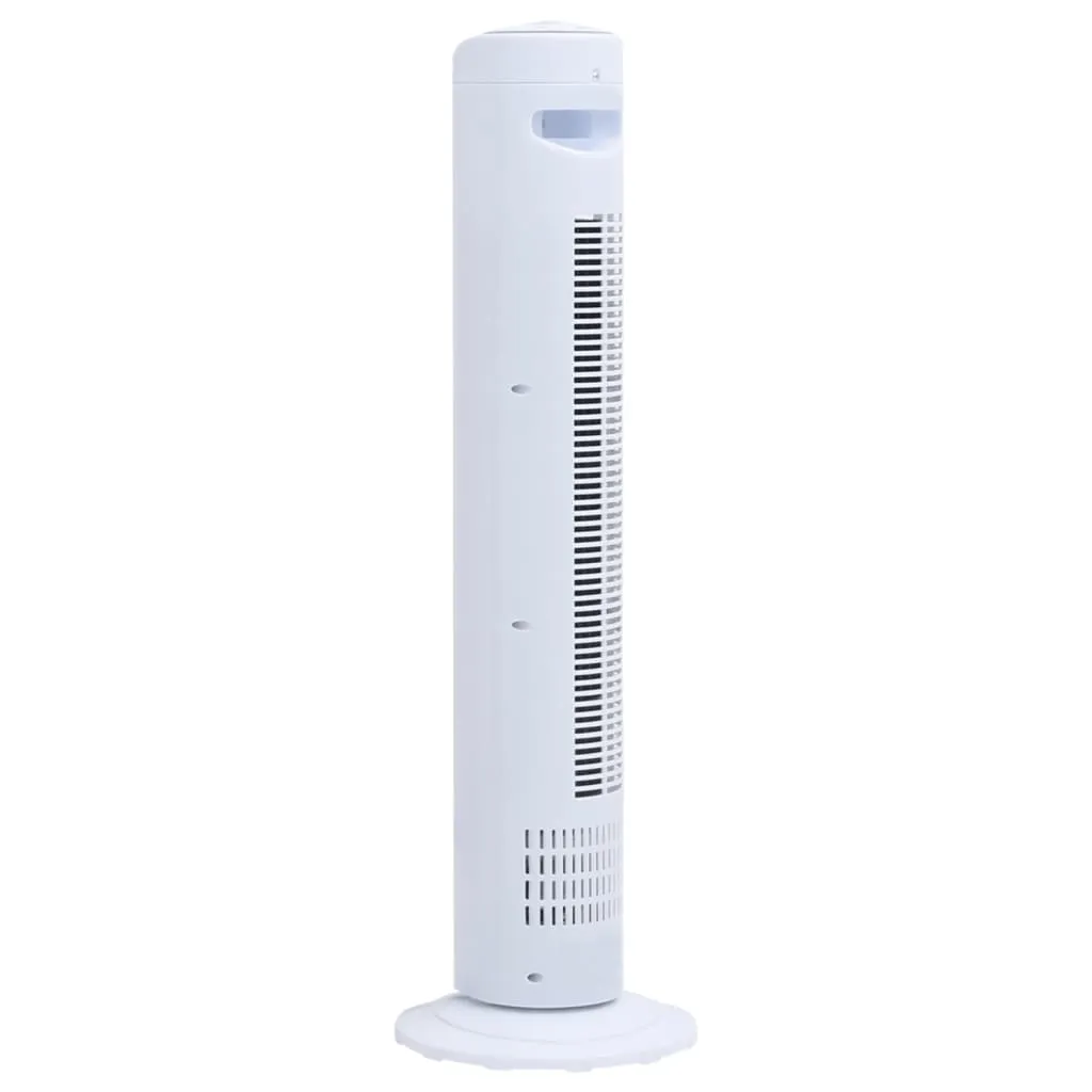 VidaXL Turmventilator Φ24x80 Cm Weiß 4 VidaXL Turmventilator Φ24x80 Cm Weiß – Bild 4