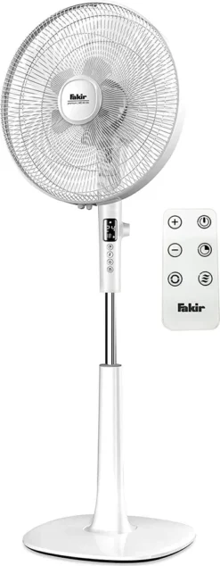 Fakir Premium | VC 60 DC Standventilator Oszillierend 28W 28 DB(A) Weiß -Luft Wrame Haus Geschaft 71969a5718c5c50f5da6a2b9a8a6abd6