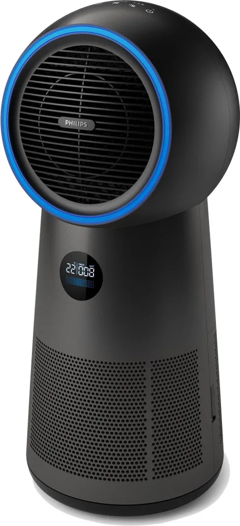 Philips Luftreiniger 3 In 1 AMF220/15 Lüfter 7,5-15-25; Heizung 1250-1500-2200 W, Geeignet Für Räume Bis 42 M², Schwarz 7 Philips Luftreiniger 3 In 1 AMF220/15 Lüfter 7,5-15-25; Heizung 1250-1500-2200 W, Geeignet Für Räume Bis 42 M², Schwarz – Bild 7