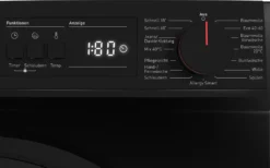 Sharp ES-W714IA-B1-DE Waschmaschine (7 Kg / 1400 U/Min) Mit LED Display, Inverter Motor, Überlaufschutz Und AquaStop (schwarz) -Luft Wrame Haus Geschaft 72b3407c2b8126fe4bc5c27af96ff0f9