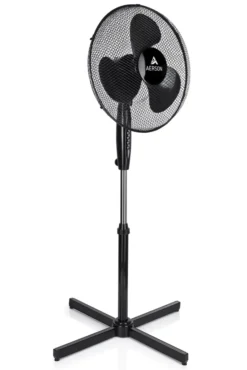AERSON Standventilator Ventilator Windmaschine Luftkühler Oszillierend 50W Schwarz -Luft Wrame Haus Geschaft 72e0e670fdcd822d371b76ea4008621a