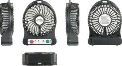 3in1 Akku Tisch-Ventilator Mit Powerbank-Funktion + Leuchte / Lampe 1.800 MAh Auto Camping 9 3in1 Akku Tisch-Ventilator Mit Powerbank-Funktion + Leuchte / Lampe 1.800 MAh Auto Camping -Luft Wrame Haus Geschaft 72f84b1f21ec9a15f3f74b69a00afda9
