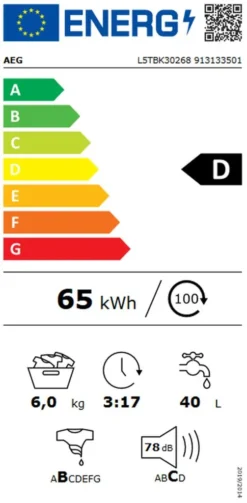 AEG - L5TBK30268 - Toplader - 6 Kg -Luft Wrame Haus Geschaft 7306e98b8df7ba2bc03042d663a4e1f6