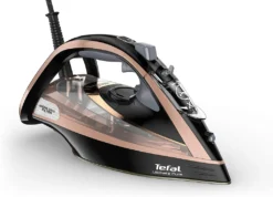 Tefal Ultimate Pure FV9845 Dampfbgeleisen (Dampfbgeleisen, Durilium Autoclean Soleplate, 3 M, 260 G/min, Schwarz, Kupfer, 60 G/min) -Luft Wrame Haus Geschaft 73aa29432824db0e631eccd643828b46