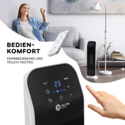 BALTER Heizlüfter 2000W, Heizstrahler, Heizung, Fernbedienung, Thermostat, 3 Heizstufen, Elektroheizung Mit 80° Oszillation, 12H Timer, Überhitzungs- Und Kippschutz 14 BALTER Heizlüfter 2000W, Heizstrahler, Heizung, Fernbedienung, Thermostat, 3 Heizstufen, Elektroheizung Mit 80° Oszillation, 12H Timer, Überhitzungs- Und Kippschutz -Luft Wrame Haus Geschaft 73b8d0c9051417fbec05eb987688cef9