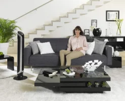 Rowenta VU 6670 F0 Turmventilator Schwarz/silber -Luft Wrame Haus Geschaft 74ddc546d273fff05dfb4ace56d44212