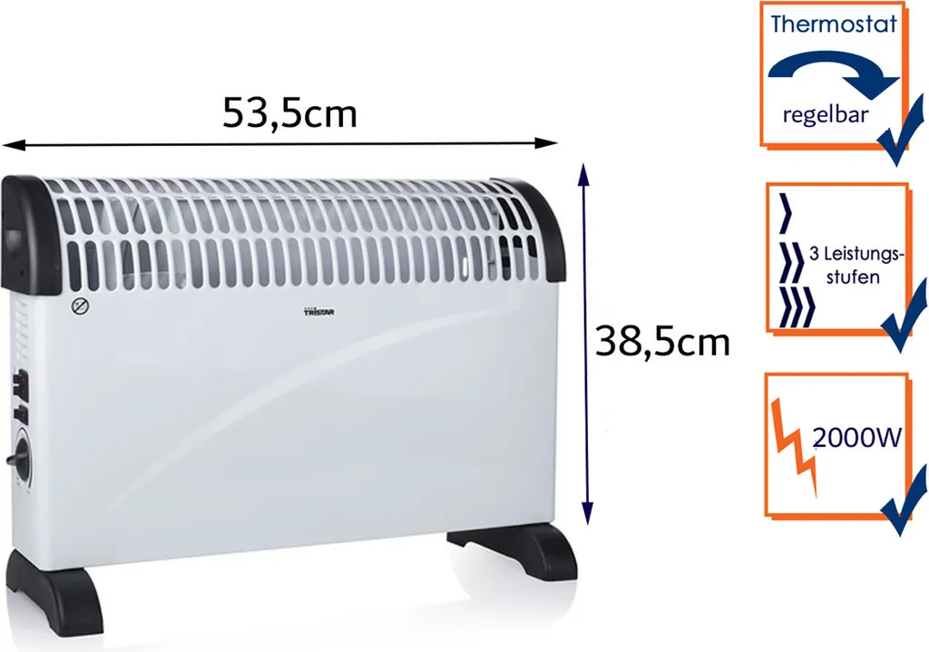 Tristar Konvektor Elektroheizung KA-5912 2000 W 13 Tristar Konvektor Elektroheizung KA-5912 2000 W – Bild 13