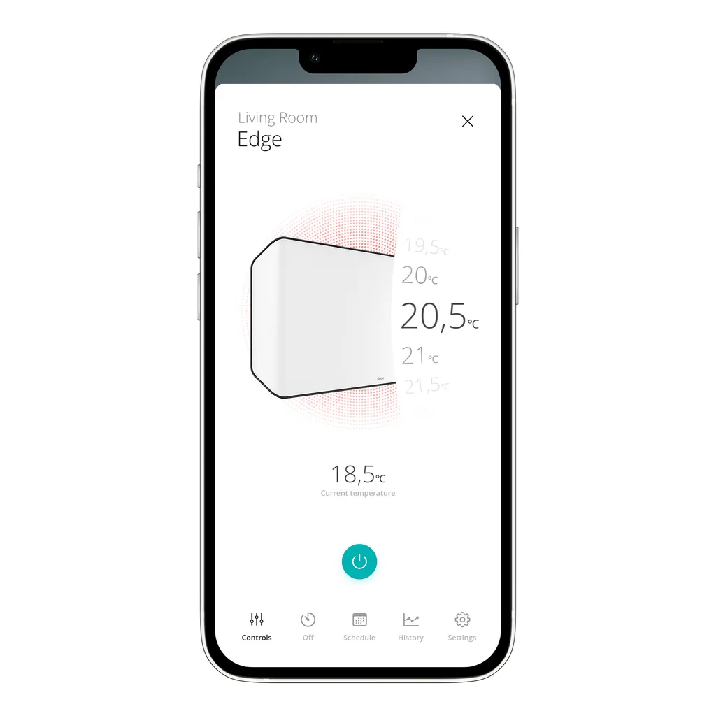 Duux Edge Konvektorheizung 1500W - Elektroheizung - Innovativer Konvektor Mit Zeitplänen - Hocheffizientes Heizgerät Für Räume Bis Zu 20m² - Konvektor Badezimmer 4 Duux Edge Konvektorheizung 1500W - Elektroheizung - Innovativer Konvektor Mit Zeitplänen - Hocheffizientes Heizgerät Für Räume Bis Zu 20m² - Konvektor Badezimmer – Bild 4