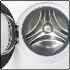 Bomann WA 7194 Waschmaschine, 9kg, Invertermotor, 15 Programme, 1.400 U/min.(max), LED-Display, Kindersicherung, Dampffunktion, Weiß -Luft Wrame Haus Geschaft 75c34eb0f5ed01ebac12e42a8ec31e63