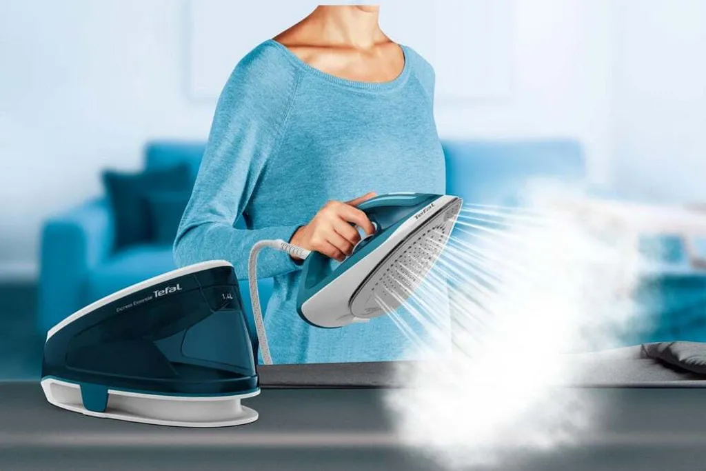 Tefal SV6115E0 Dampfbügelstation Dampfgenerator, Keramiksohle, 2200 Watt, 2 Min Aufheizzeit, Vertikaldampf, Anti-Kalk, Abschaltautomatik 9 Tefal SV6115E0 Dampfbügelstation Dampfgenerator, Keramiksohle, 2200 Watt, 2 Min Aufheizzeit, Vertikaldampf, Anti-Kalk, Abschaltautomatik – Bild 9