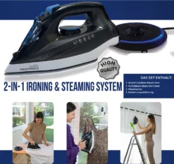 Starlyf® Cordless Steam Iron - Kabelloses Dampfbügeleisen, 320 Ml, 2400 Watt, Schnurlos Dampfbügeleisen, Keramikbeschichtung, Aus Der TV Werbung 22 Starlyf® Cordless Steam Iron - Kabelloses Dampfbügeleisen, 320 Ml, 2400 Watt, Schnurlos Dampfbügeleisen, Keramikbeschichtung, Aus Der TV Werbung -Luft Wrame Haus Geschaft 764cf98e323f6a111db92f604bb6cbf8