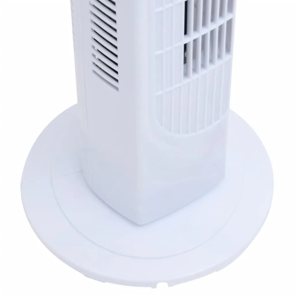 VidaXL Turmventilator Φ24x80 Cm Weiß 8 VidaXL Turmventilator Φ24x80 Cm Weiß – Bild 8