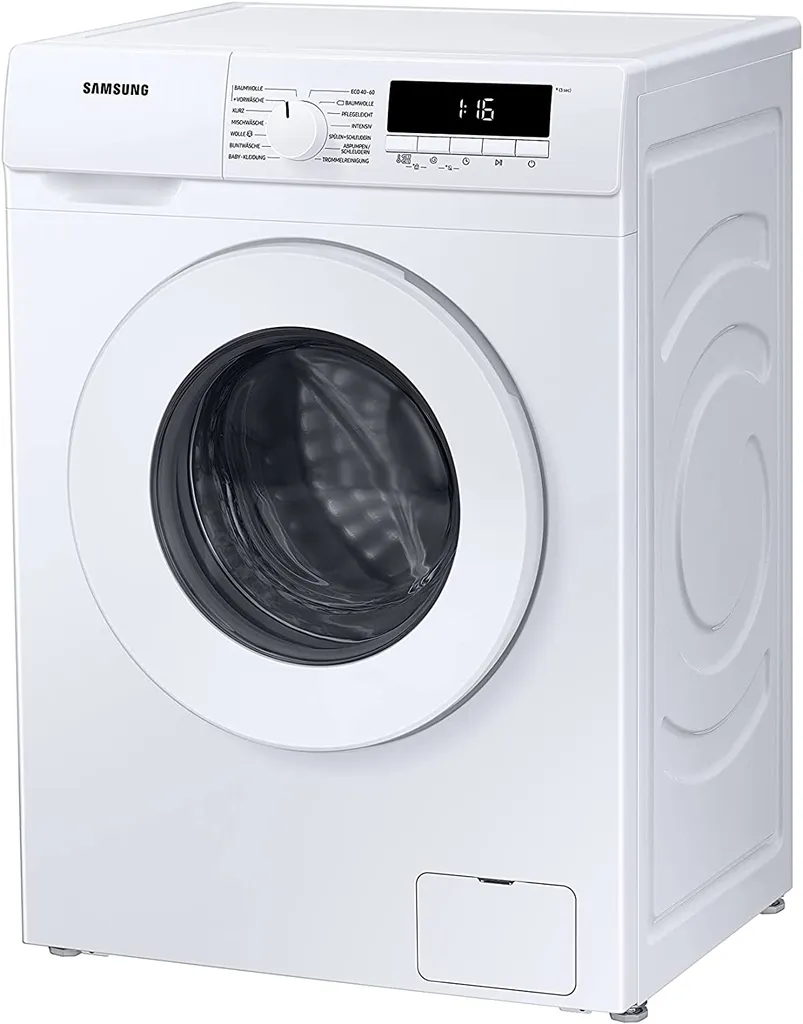 Samsung WW81T304PWW/EG Waschmaschine, 8 Kg, , 1400 U/min, SLIM Platzsparer - Nur 47 Cm Tief, Digital Inverter Motor, Trommelreinigung, Aquastop, Geräusch 7 Samsung WW81T304PWW/EG Waschmaschine, 8 Kg, , 1400 U/min, SLIM Platzsparer - Nur 47 Cm Tief, Digital Inverter Motor, Trommelreinigung, Aquastop, Geräusch – Bild 7