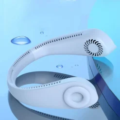 Tragbarer Halsventilator Nackenventilator Tragbare Ventilator Für Outdoor USB Fan Miniventilator Halsventilator（Weiß） -Luft Wrame Haus Geschaft 784569ed533dea0a2b5d5a11532fc8c8