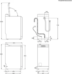 AEG L6TBE60279 Waschmaschine Toplader Freistehend 7 Kg ÖKO Lavamat 78 DB -Luft Wrame Haus Geschaft 786bf2dd165c52b77f0b04c442b34ebf