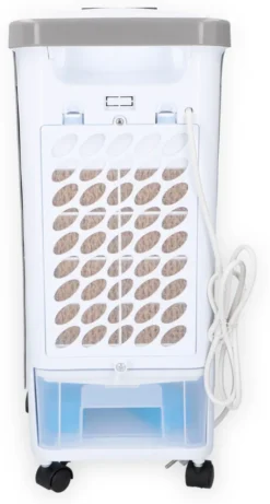 Lifetime Air Luftkühler, Airco, 3 Lüftergeschwindigkeiten, Swing Funktion, 2 Kühlelemente - Mit Befeuchtung Und Reinigung - Weiß - 62 Watt -Luft Wrame Haus Geschaft 79310dacdb17e5c42b95b6df392ddd9d