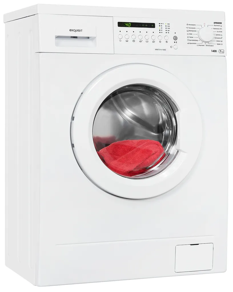 Exquisit WM7314-100E Weiss Waschautomat | 7kg | Vollelektronik | Display | Aquastop | D 2 Exquisit WM7314-100E Weiss Waschautomat | 7kg | Vollelektronik | Display | Aquastop | D – Bild 2