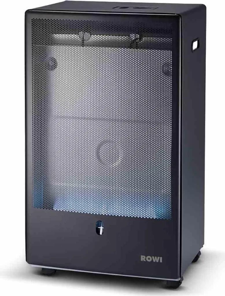 Rowi Gas-Heizofen Blue Flame Pro 4200 W, Ohne Thermostat, Schwarz 1 Rowi Gas-Heizofen Blue Flame Pro 4200 W, Ohne Thermostat, Schwarz