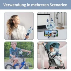 [2022 Neu] Mini USB-Ventilator, Mini Tragbarer Elektrischer Ventilator Octopus Stand Einstellbarer Handventilator Mit Usb Aufladung, Mit Nachtlicht -Luft Wrame Haus Geschaft 7b13118caed73e9955e611825a28e365