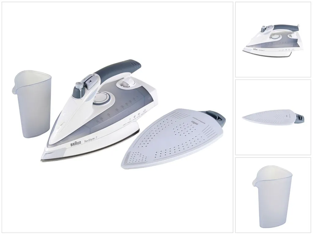 BRAUN TexStyle 775 ETP Dampfbügeleisen 2400 Watt Dreiecks-Dampfstoß Grau 2 BRAUN TexStyle 775 ETP Dampfbügeleisen 2400 Watt Dreiecks-Dampfstoß Grau – Bild 2