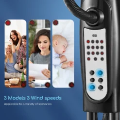 Aigostar Breeze Standventilator Mit Wasserzerstäuber, Ventilator Mit Fernbedienung, Lüfter Mit 3 Modi, Verstellbarer Neigungswinkel, Metall, Schwarz 10 Aigostar Breeze Standventilator Mit Wasserzerstäuber, Ventilator Mit Fernbedienung, Lüfter Mit 3 Modi, Verstellbarer Neigungswinkel, Metall, Schwarz -Luft Wrame Haus Geschaft 7c55d873d2a6d13c9d14a8356f6aa60d