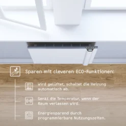 STIEBEL ELTRON Duo-Wandkonvektor CND 100, 1 KW, Für Ca. 10 M², LC-Display, Wochenschaltuhr, 234814 -Luft Wrame Haus Geschaft 7cedc2081c532aee39b79a2ab1ad4f55