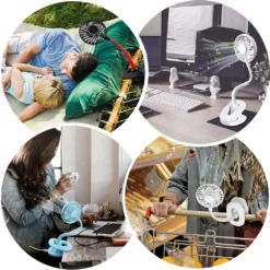 Klippbarer Ventilator Akku Leise USB Klemmbarer Tischventilator Schwenkbar 360° 3 Geschwindigkeiten Wiederaufladbar Schreibtisch Mini Auto Clip-Ventilator Fan 17 Klippbarer Ventilator Akku Leise USB Klemmbarer Tischventilator Schwenkbar 360° 3 Geschwindigkeiten Wiederaufladbar Schreibtisch Mini Auto Clip-Ventilator Fan -Luft Wrame Haus Geschaft 7d1279d871ff20b45a3e6171f8ff69b5