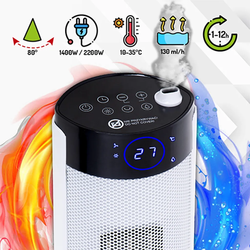 Adler Turmheizung Heizlüfter Keramik 2200 W Mit Fernbedienung Heizgeräte Keramikheizer Oszillation Heizung Standlüfter 10 Adler Turmheizung Heizlüfter Keramik 2200 W Mit Fernbedienung Heizgeräte Keramikheizer Oszillation Heizung Standlüfter – Bild 10