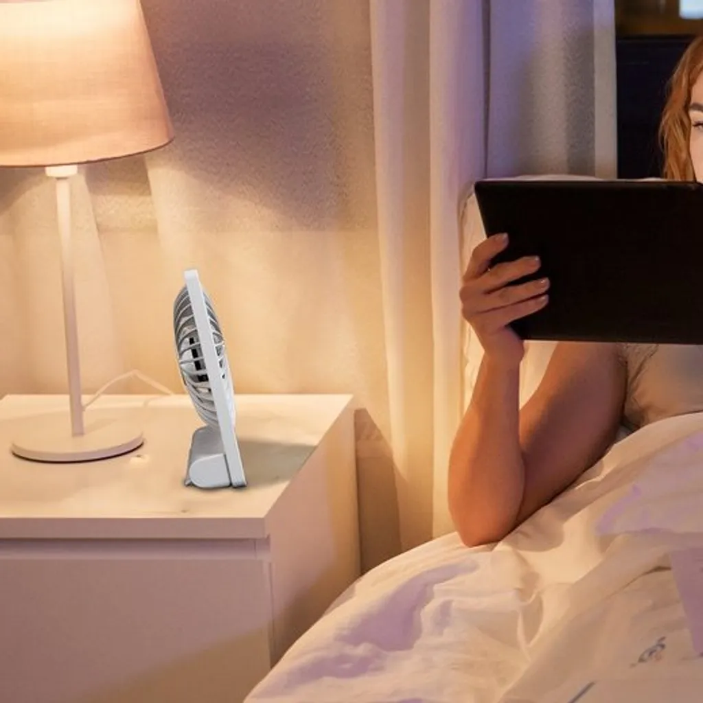 BIGTREE Tischventilator Leiser USB Tischventilator Wiederaufladbarer Ventilator 6 BIGTREE Tischventilator Leiser USB Tischventilator Wiederaufladbarer Ventilator – Bild 6