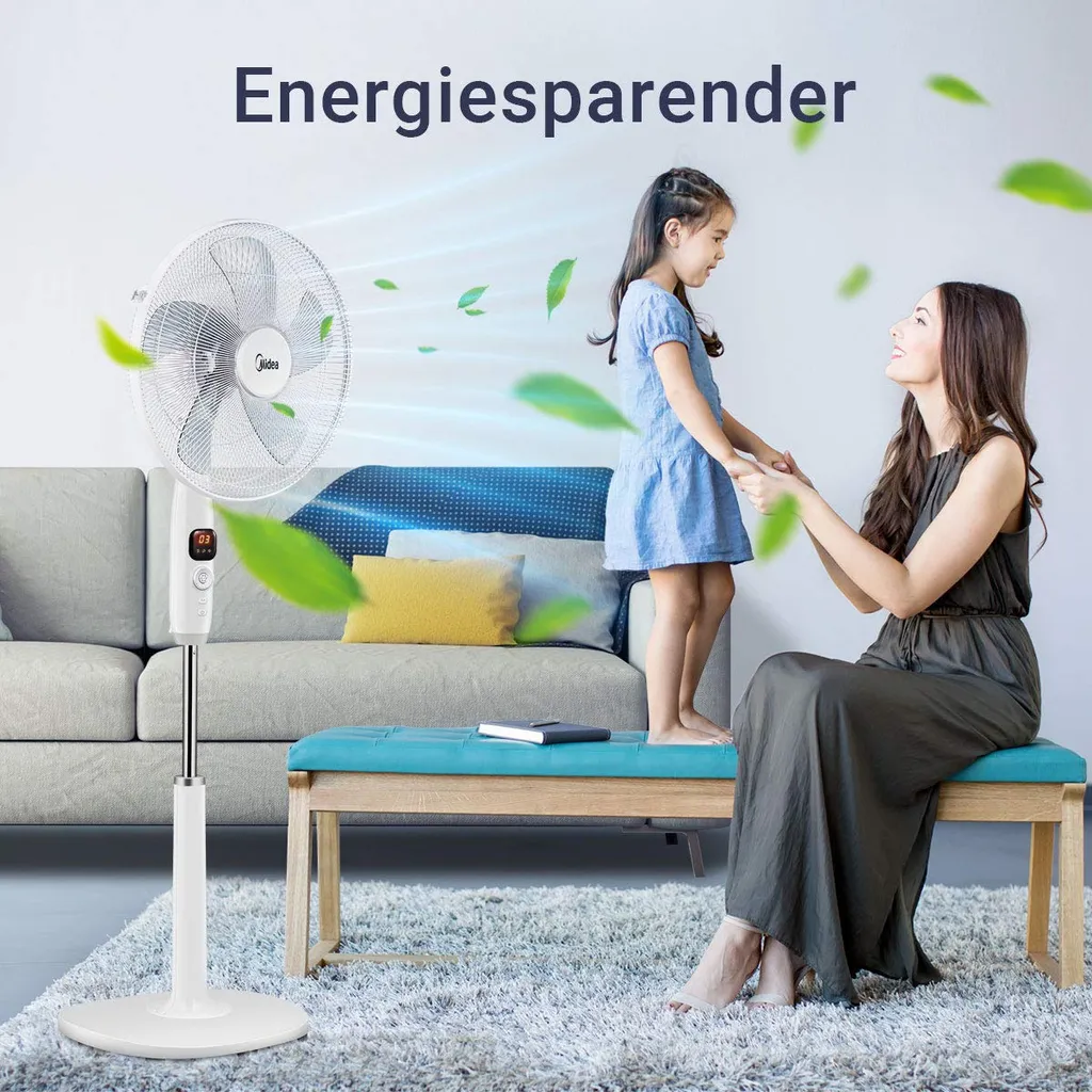 Ventilator Standventilator Fernbedienung FS40-16CR Midea Inverter Motor Leise 10 Ventilator Standventilator Fernbedienung FS40-16CR Midea Inverter Motor Leise – Bild 10