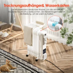 Ölradiator, 2000W Ölradiator Energiesparend, Elektroheizung Radiator Mit 9 Rippen, Ölheizung Mit Thermostat, Für Räume Bis 30qm, Heizkörper Mit Überhitzungsschutz Und 3 Heizstufen 10 Ölradiator, 2000W Ölradiator Energiesparend, Elektroheizung Radiator Mit 9 Rippen, Ölheizung Mit Thermostat, Für Räume Bis 30qm, Heizkörper Mit Überhitzungsschutz Und 3 Heizstufen -Luft Wrame Haus Geschaft 847a077685d1c3d2415d324d15315515